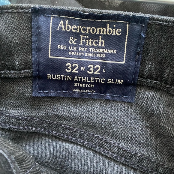 Abercrombie&Fitch men’s ankle black jeans - Picture 3 of 4
